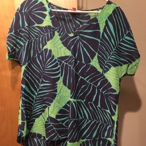 Lilly Pulitzer 100% silk blouse